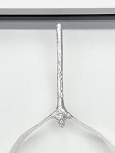 Load image into Gallery viewer, Mistletoe Kisses - Silver mistletoe in white shadow box