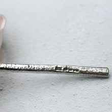 Load image into Gallery viewer, Close up of Silver Mistletoe Limited Edition heirloom decoration showing hallmark