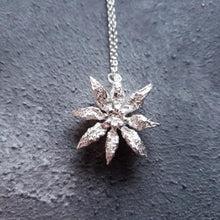 Load image into Gallery viewer, Limited Edition Silver night star necklace back