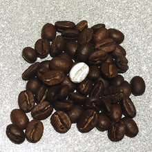 Load image into Gallery viewer, Real coffee beans and silver coffee bean hallmarked