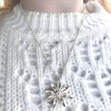 Load image into Gallery viewer, Limited Edition silver oriental star necklace