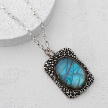 Load image into Gallery viewer, One of a kind Laborodite pendant
