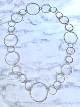 Load image into Gallery viewer, Full Circle Silver Necklace
