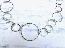 Load image into Gallery viewer, Full Circle Silver necklace
