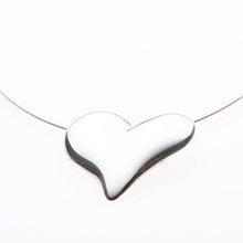 Load image into Gallery viewer, So Solid silver heart necklace
