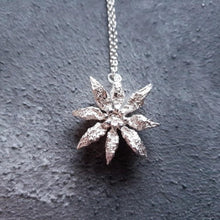 Load image into Gallery viewer, Limited Edition Silver night star necklace back
