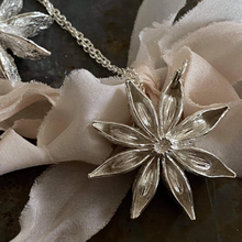 Load image into Gallery viewer, Silver Star Anise Oriental Star necklace  Photo credit Emily Quinton

