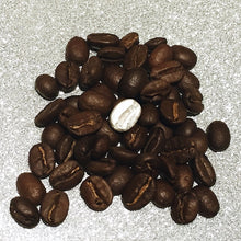 Load image into Gallery viewer, Real coffee beans and silver coffee bean hallmarked
