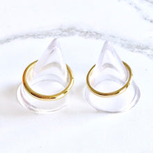 Load image into Gallery viewer, Gold Wedding rings Two rings 18ct yellow, 18 ct rose gold or 18 ct white gold
