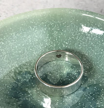 Load image into Gallery viewer, word of the year silver ring with heart
