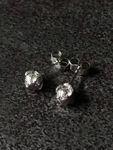Load image into Gallery viewer, Silver Clove Earrings - Dainty Studs
