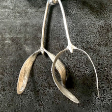 Load image into Gallery viewer, Limited Edition Silver Misletoe Decorations hallmarked
