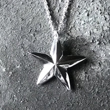 Load image into Gallery viewer, Limited Edition Silver North Star Necklace
