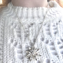 Load image into Gallery viewer, Limited Edition silver oriental star necklace

